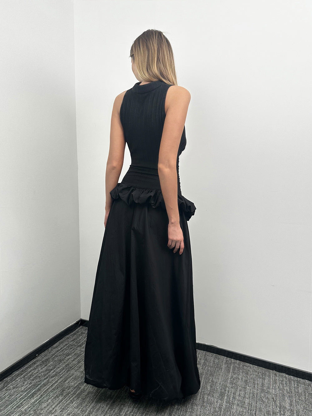MUKTANK×Jqwention Neo-Chinese style puffy dress