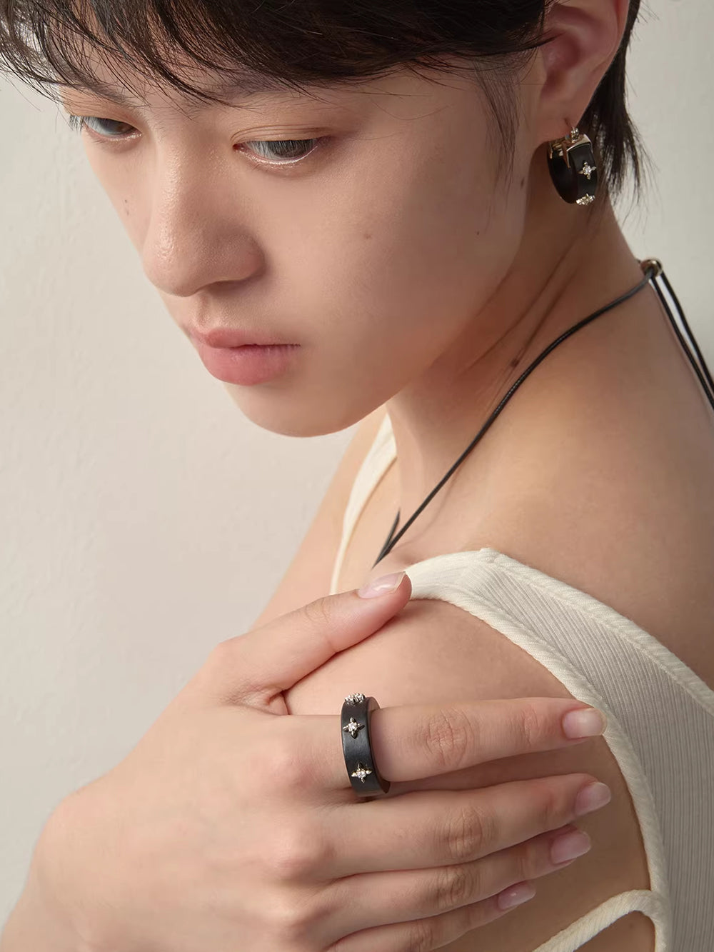 MUKTANK×SUN HUNTER Wooden Iris Ring