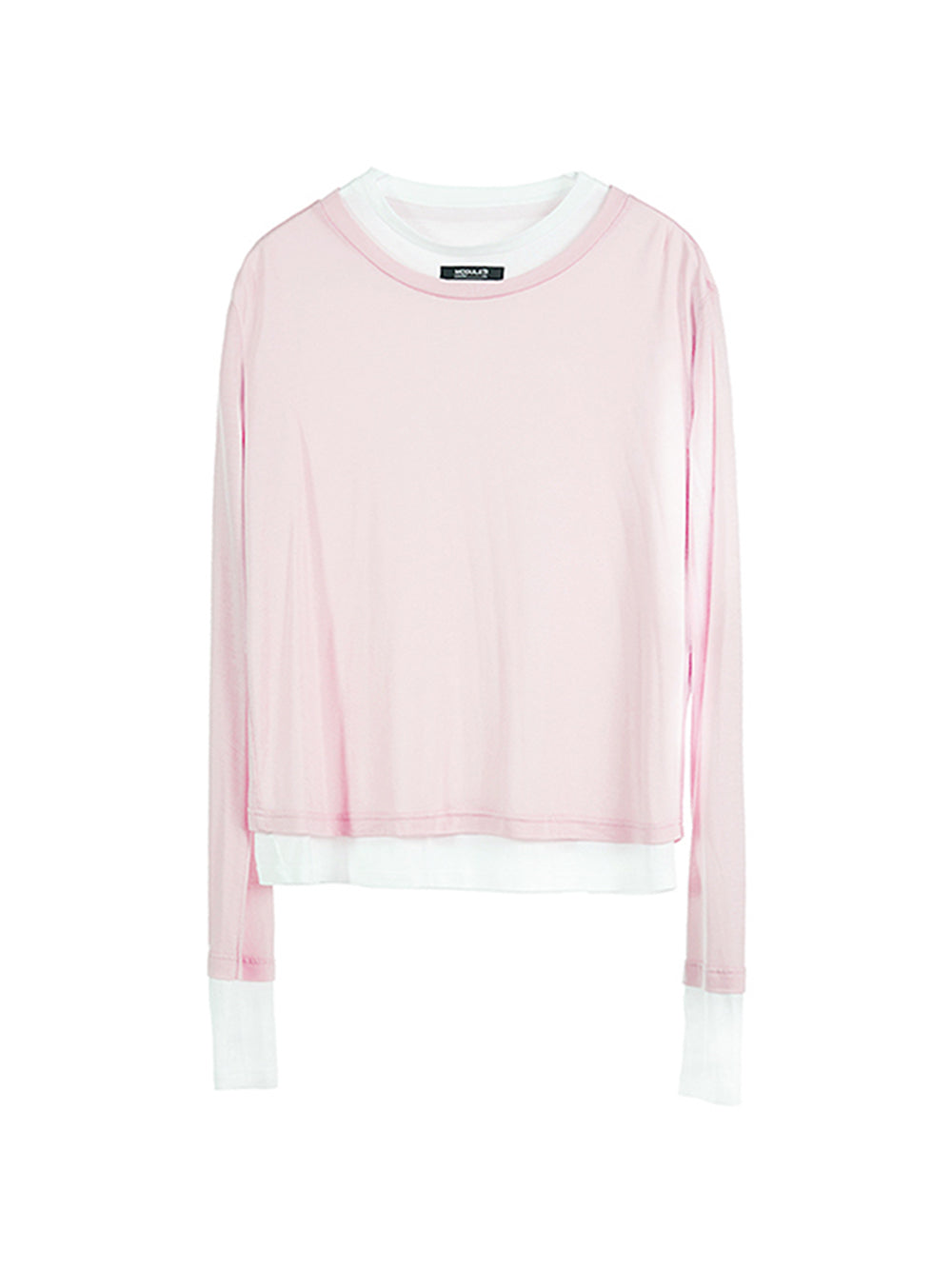 MUKTANK x MODULER Tencel Lightweight Long Sleeve Faux-Layer T-Shirt