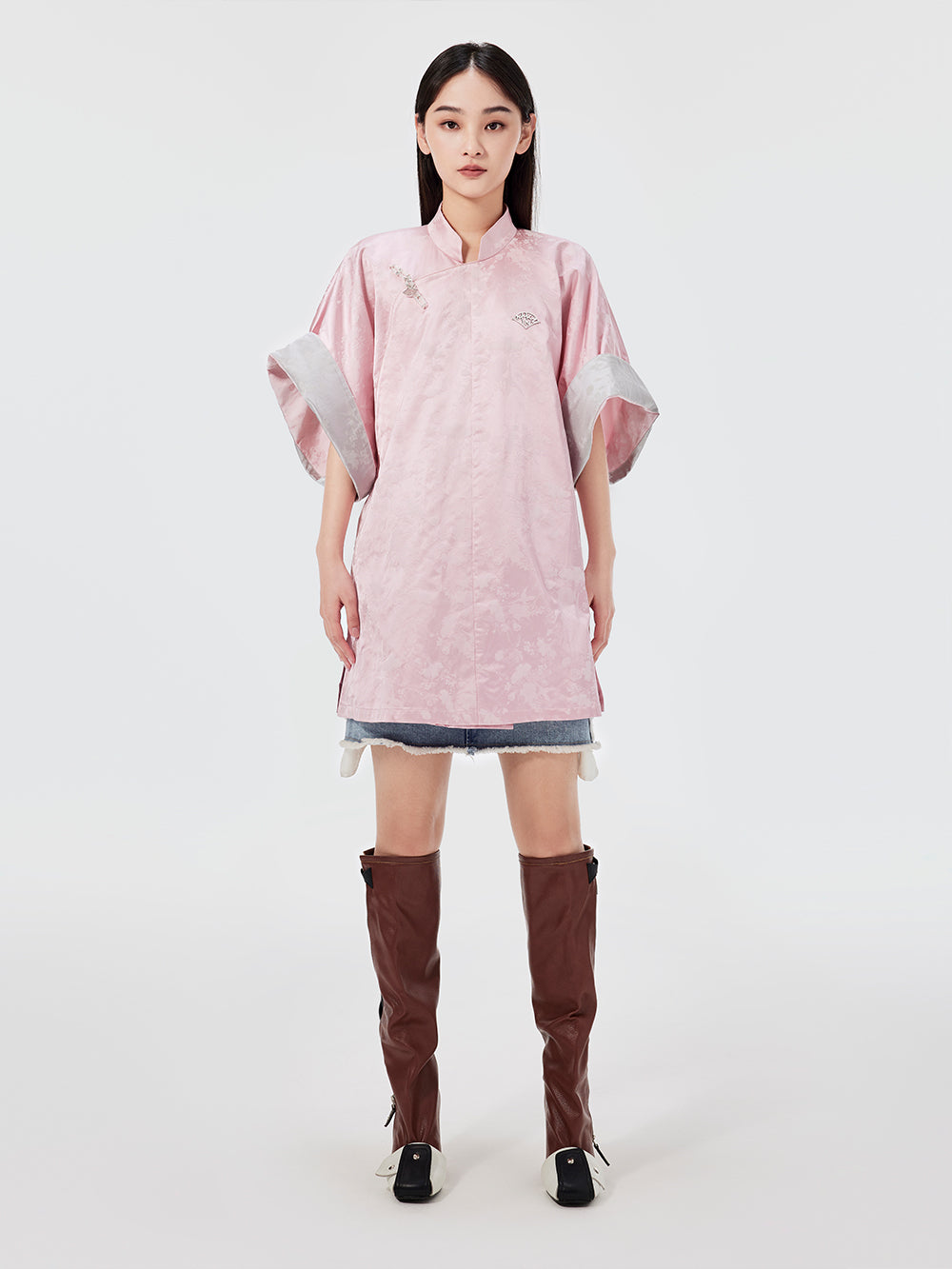 MUKZIN Fashionable Jacquard Cheongsam Qi Pao Dresses