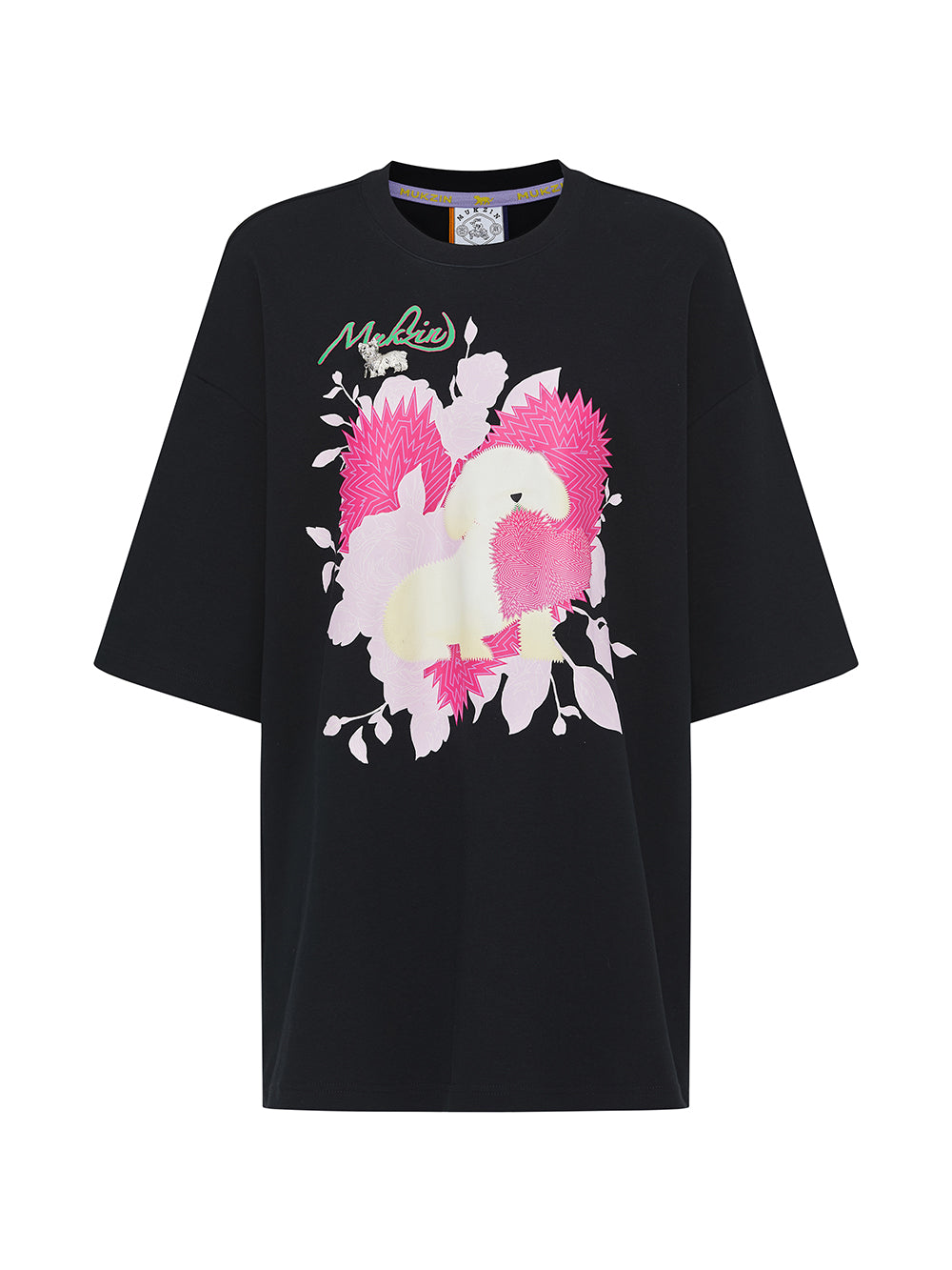 MUKZIN 2-Color Loose Casual Cute Printed T-shirt