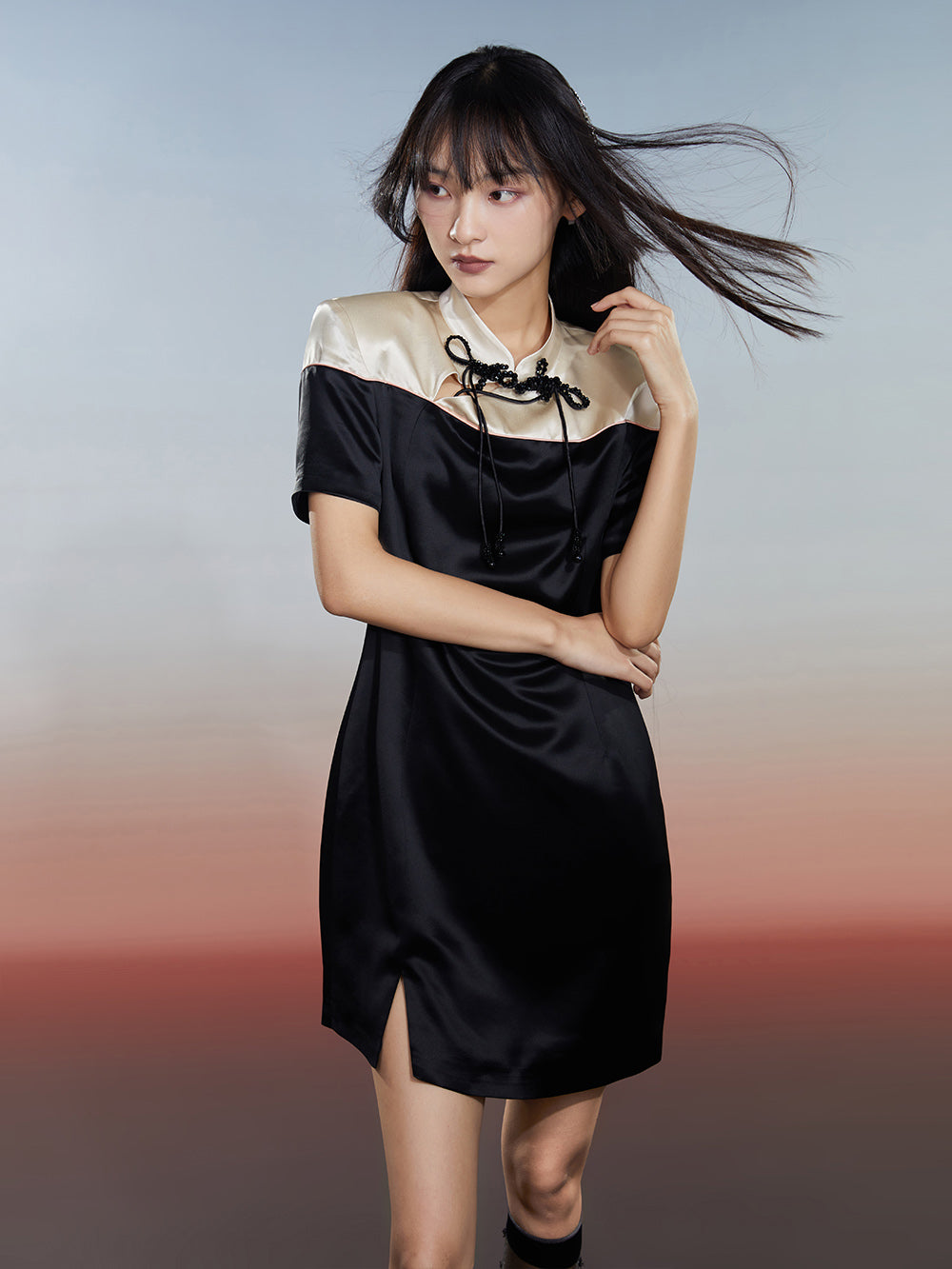 MUKZIN Stitched High-quality Comfortable Chinese Cheongsam Dress