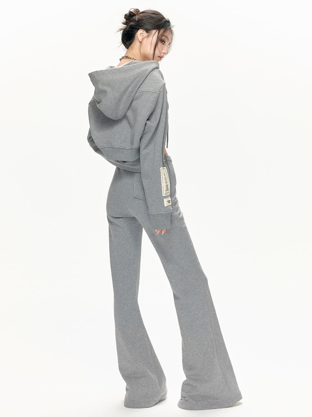 MUKTANKxARDENCODE W FREEDOM Loose Cotton Hoodie