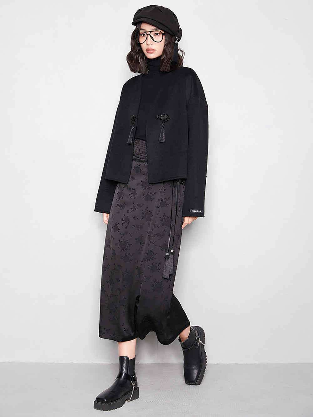 MUKTANK x CUUDICLAB Tassel Double-faced Woolen Coat