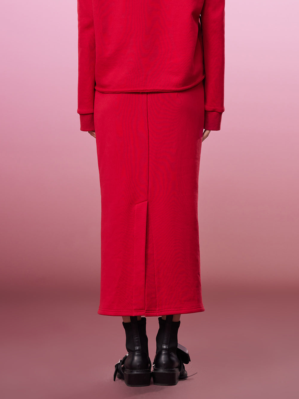 MUKZIN Solid Color Simple Casual Long Skirt