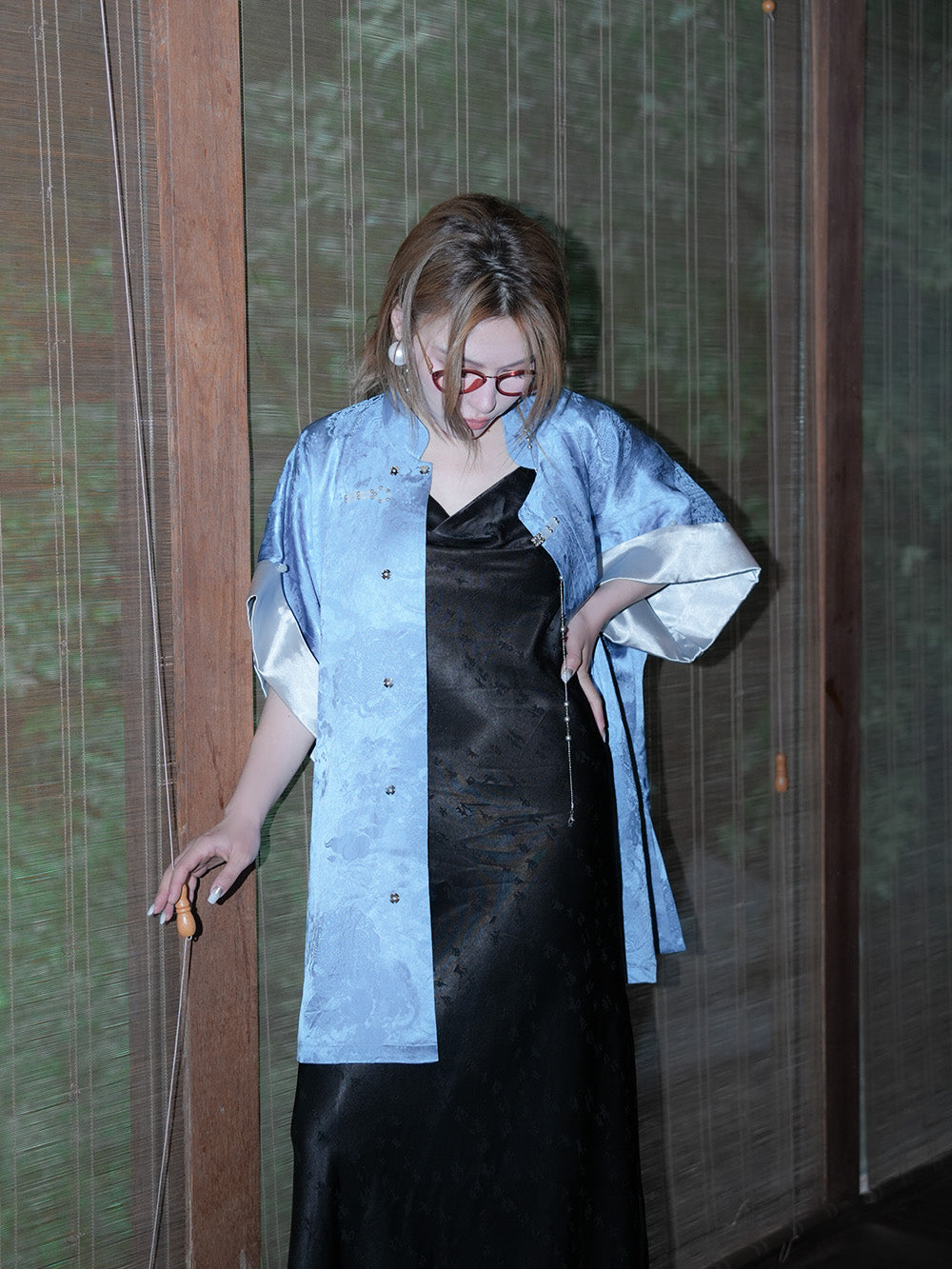 MUKZIN Tricolor Chinese Cheongsam Jacket