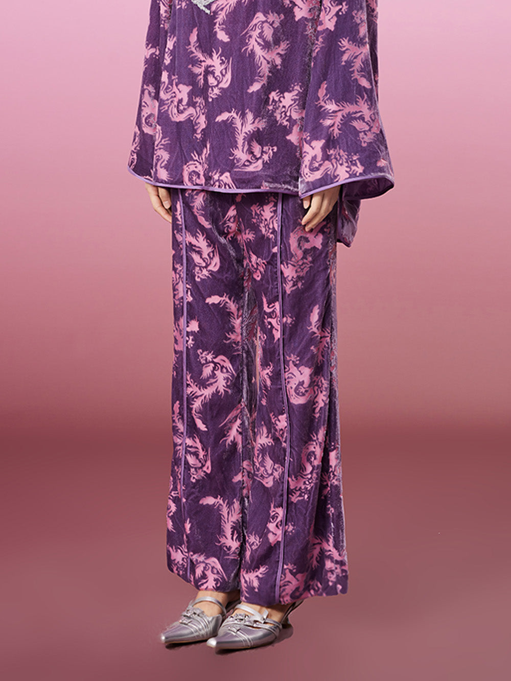 MUKZIN New Printed Loose Velvet Comfortable Trousers