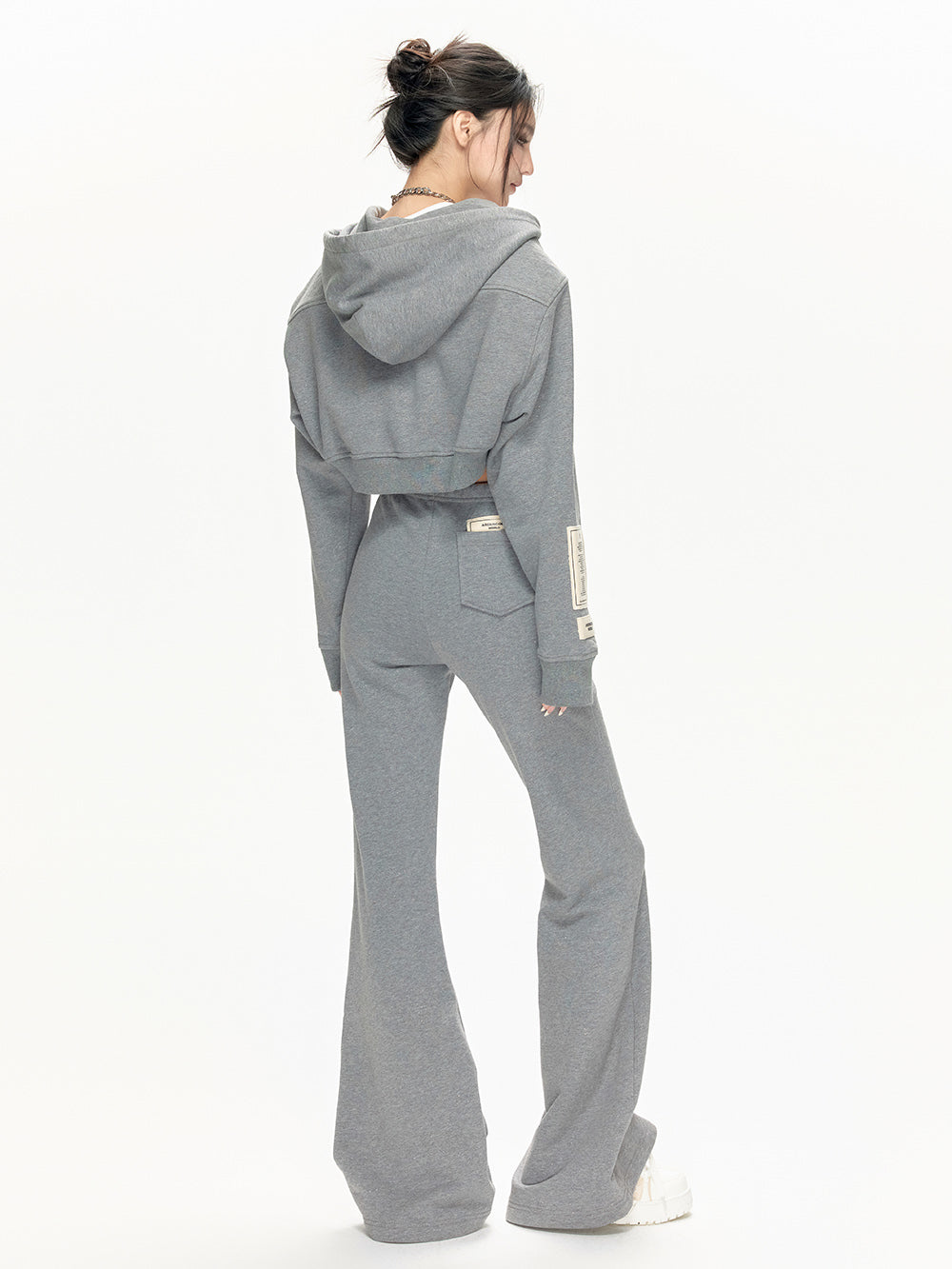 MUKTANKxARDENCODE W FREEDOM Loose Cotton Hoodie