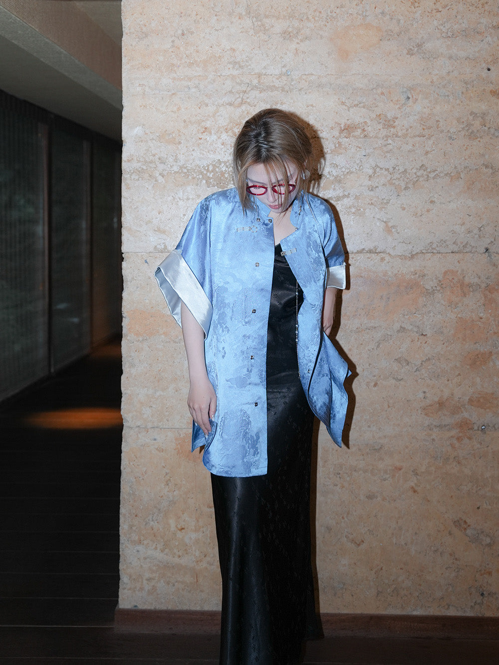 MUKZIN Tricolor Chinese Cheongsam Jacket