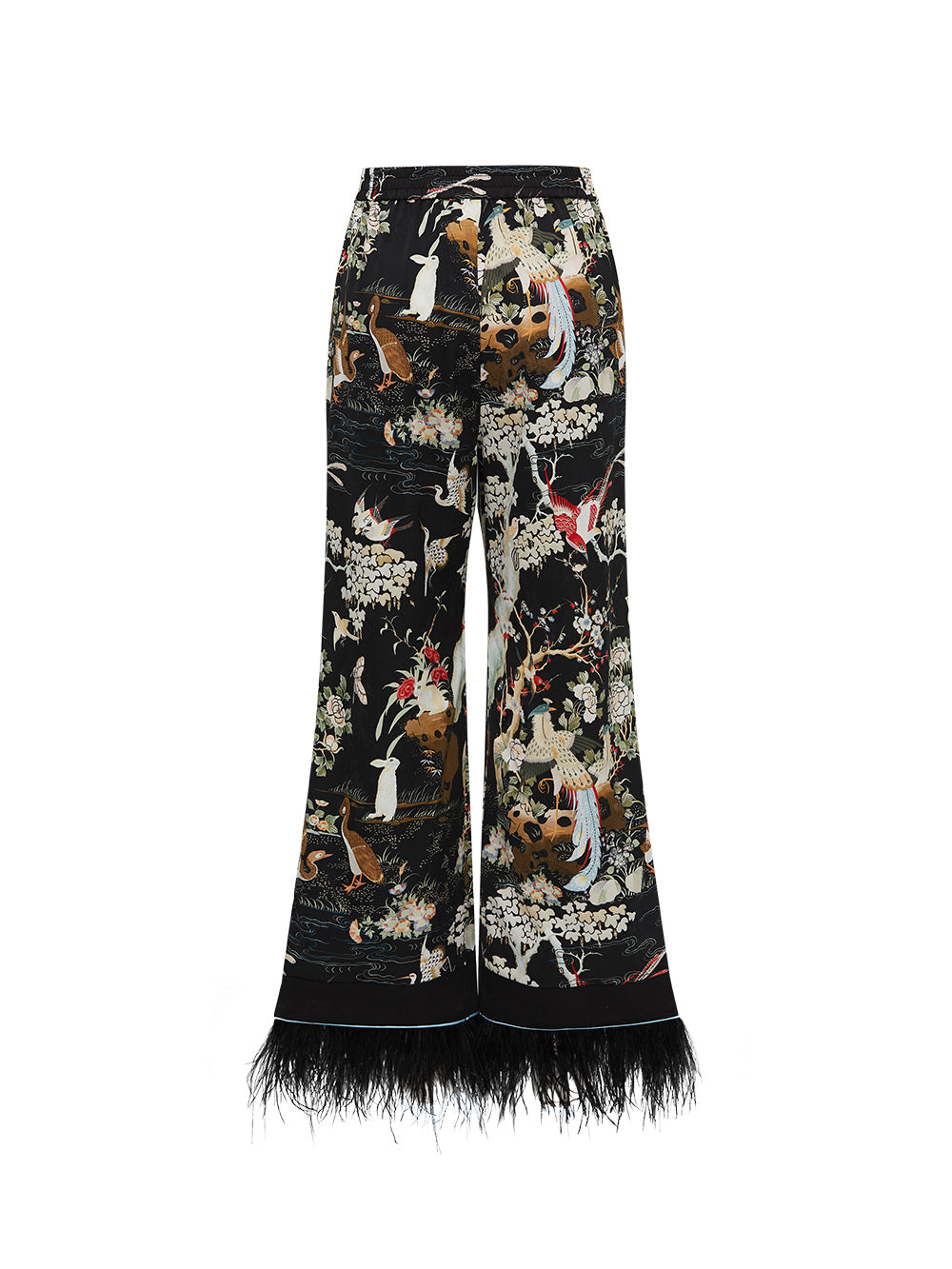 MUKZIN Birds Adoring the Phoenix Pajama Pants