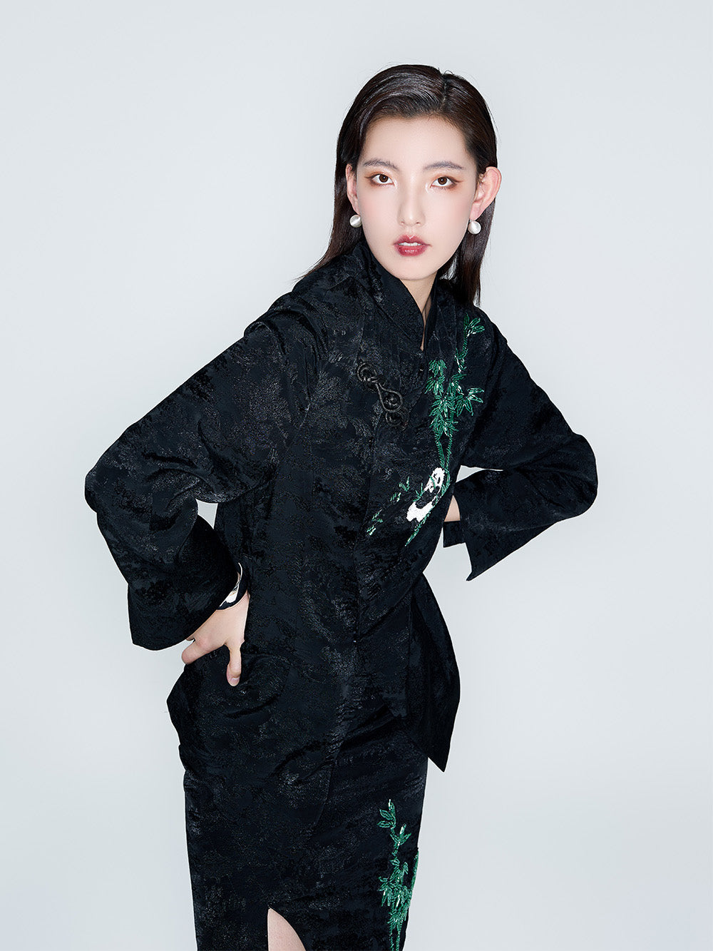 MUKZIN Linglong Asymmetric Neo-Chinese Style Tang Jacket