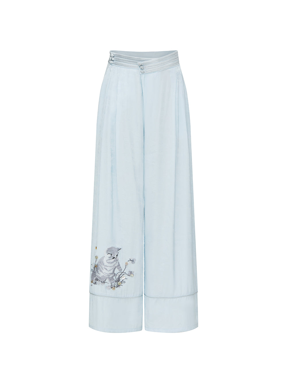 MUKZIN Loose Jacquard Original Crisp Trousers