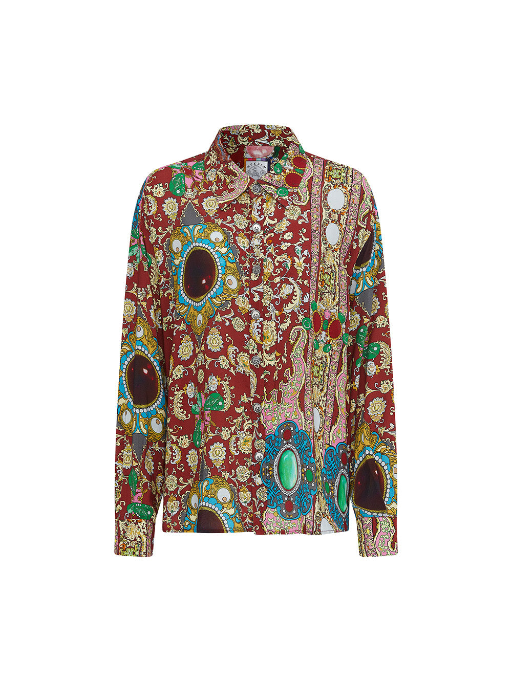 MUKZIN Linglong Series Retro Print Shirt