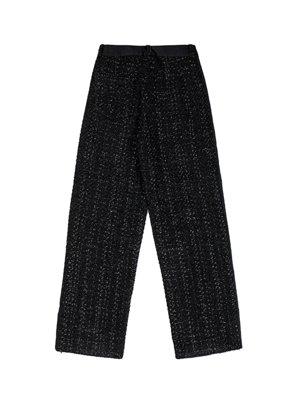MUKTANK x ARDENCODE W IMPRINT Spliced Woollen Wide Leg Pants
