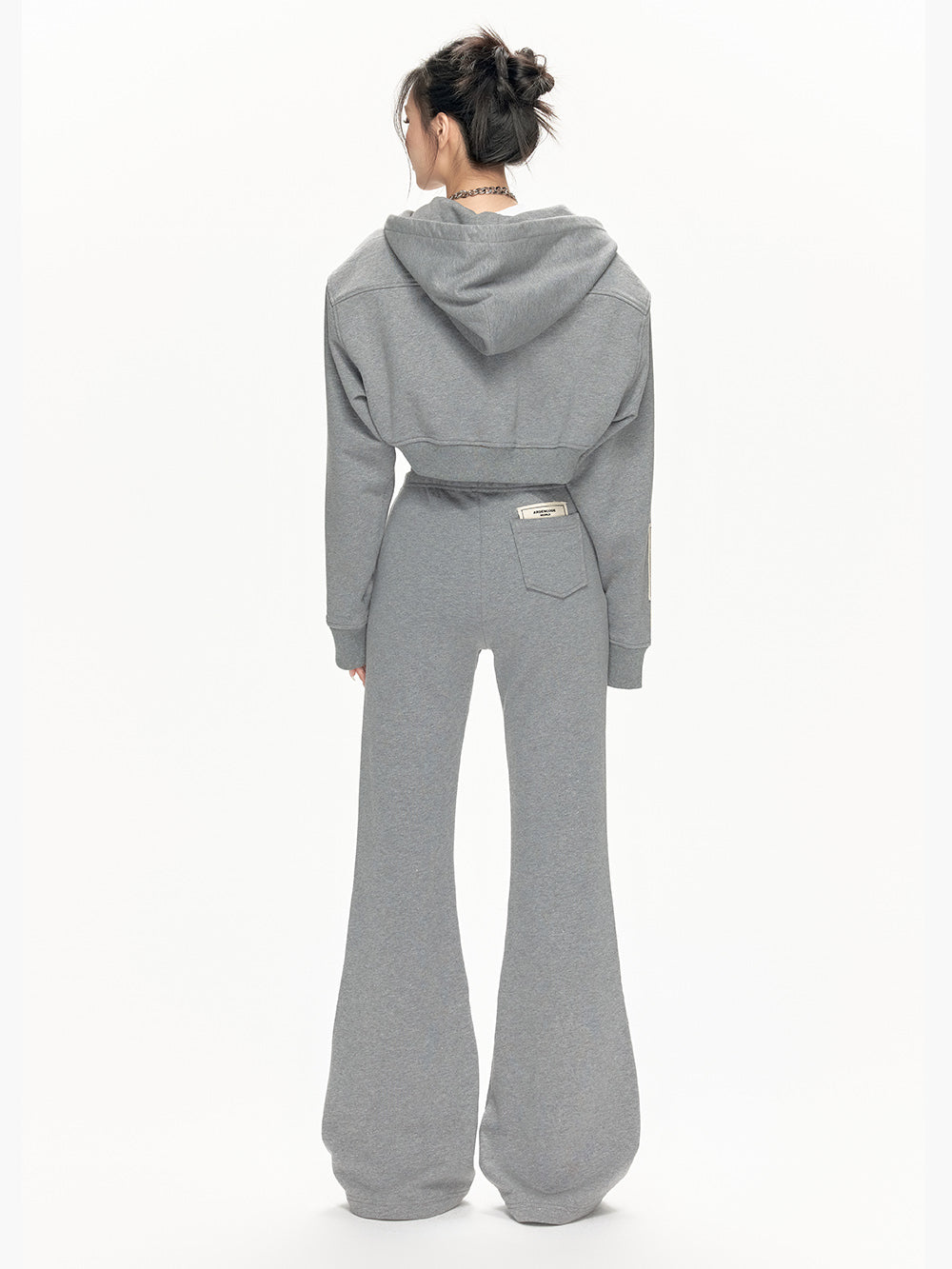 MUKTANKxARDENCODE W FREEDOM Loose Cotton Hoodie