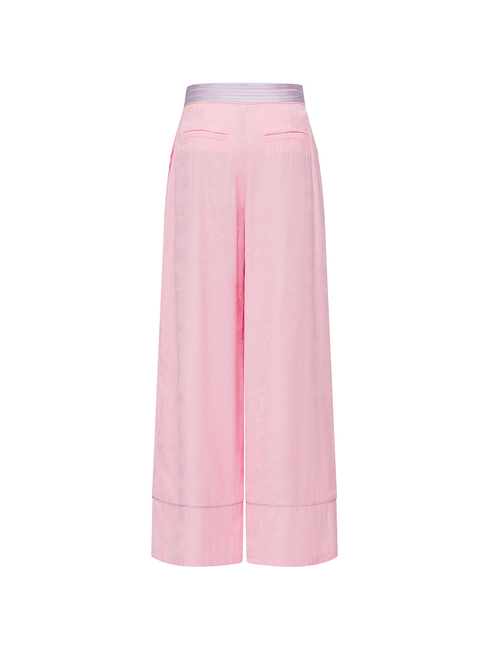 MUKZIN Pink Jacquard Loose New Arrival Durable Pants