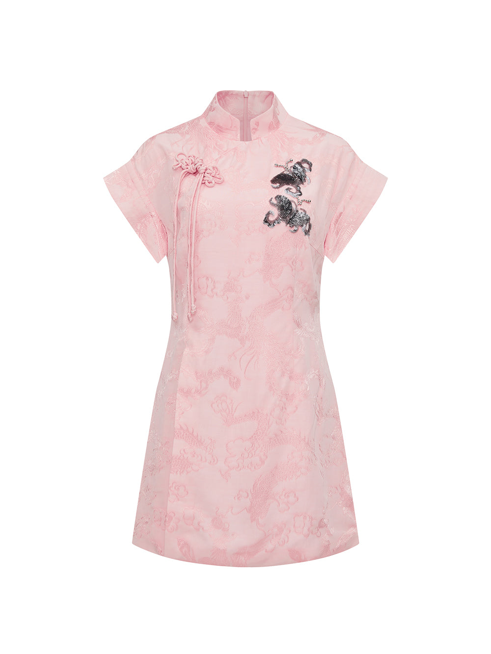 MUKZIN Chinese Cheongsam Design Sleeveless T-shirt