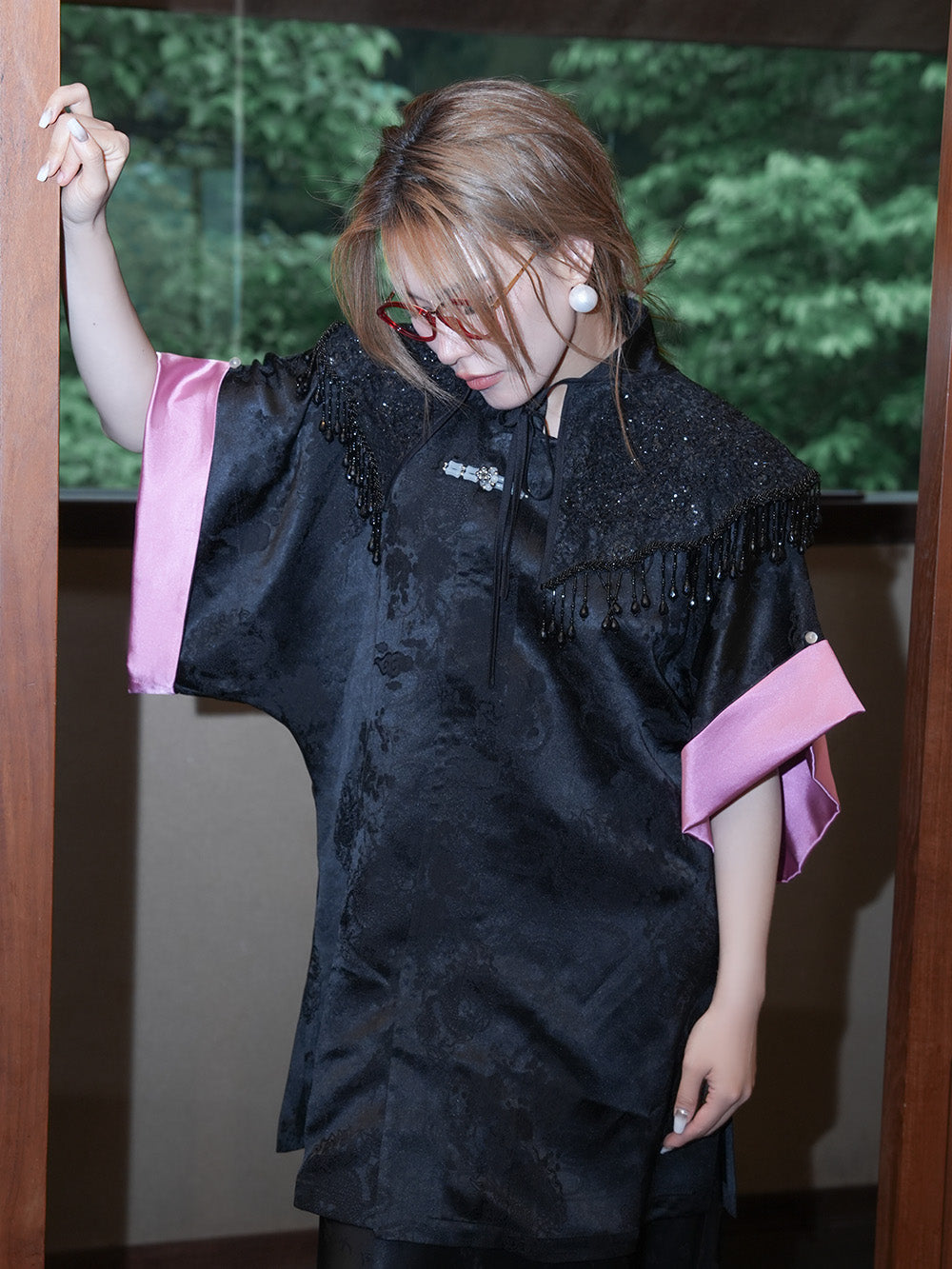 MUKZIN Tricolor Chinese Cheongsam Jacket