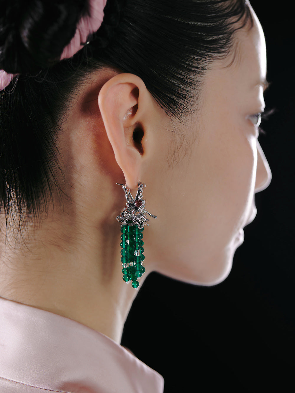 MUKTANK x GEL E LUA Beads Dragon Earrings