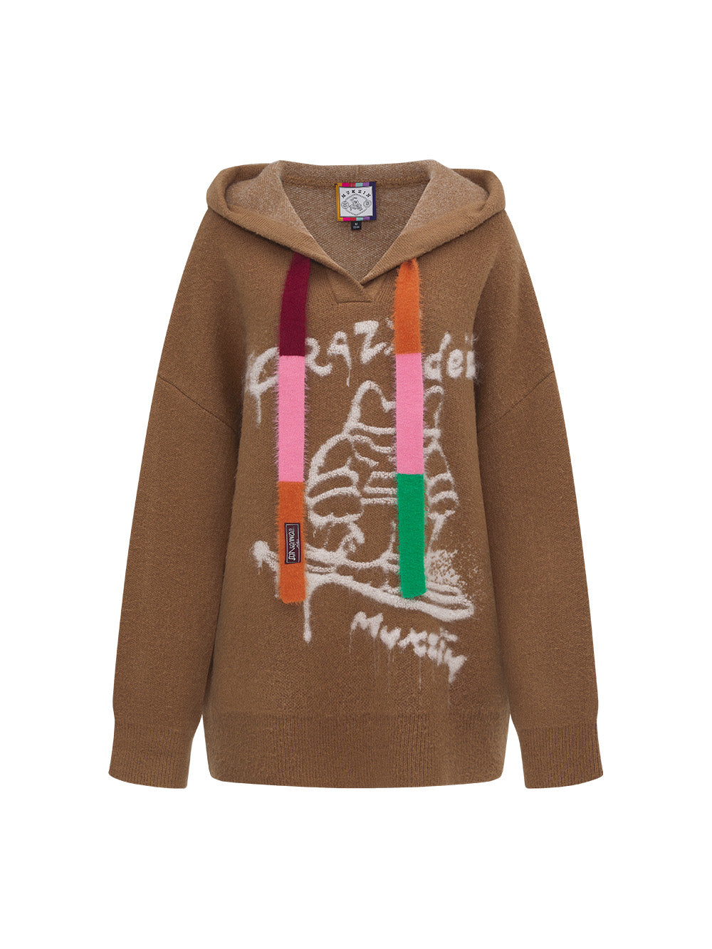 MUKZIN Color Blocking Knited Cap Apaca Sweater