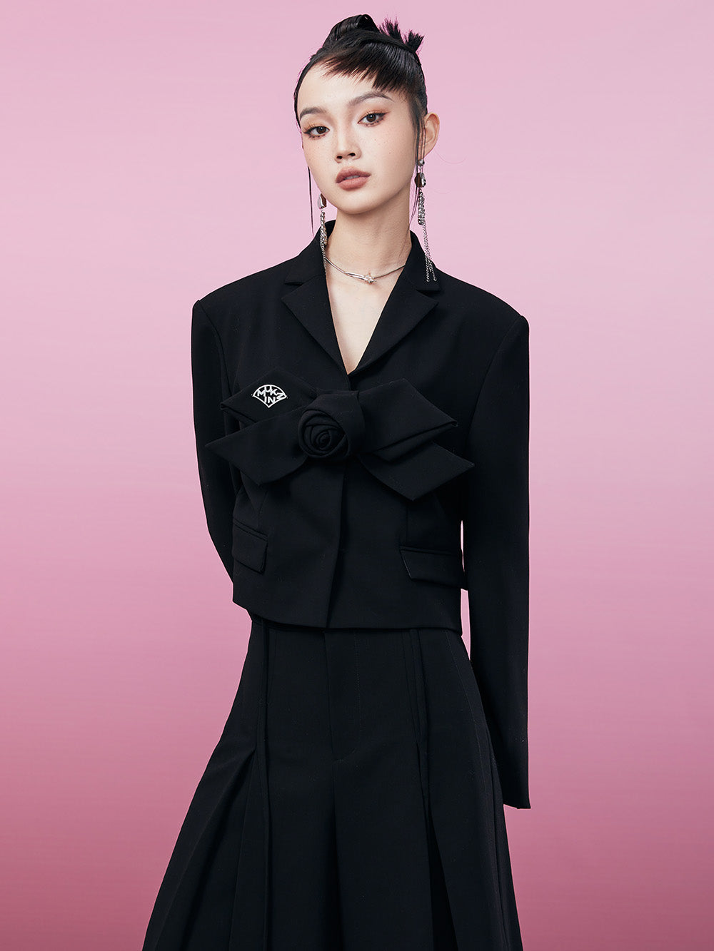 MUKZIN Temperament Black Slimming Original High-quality Suit
