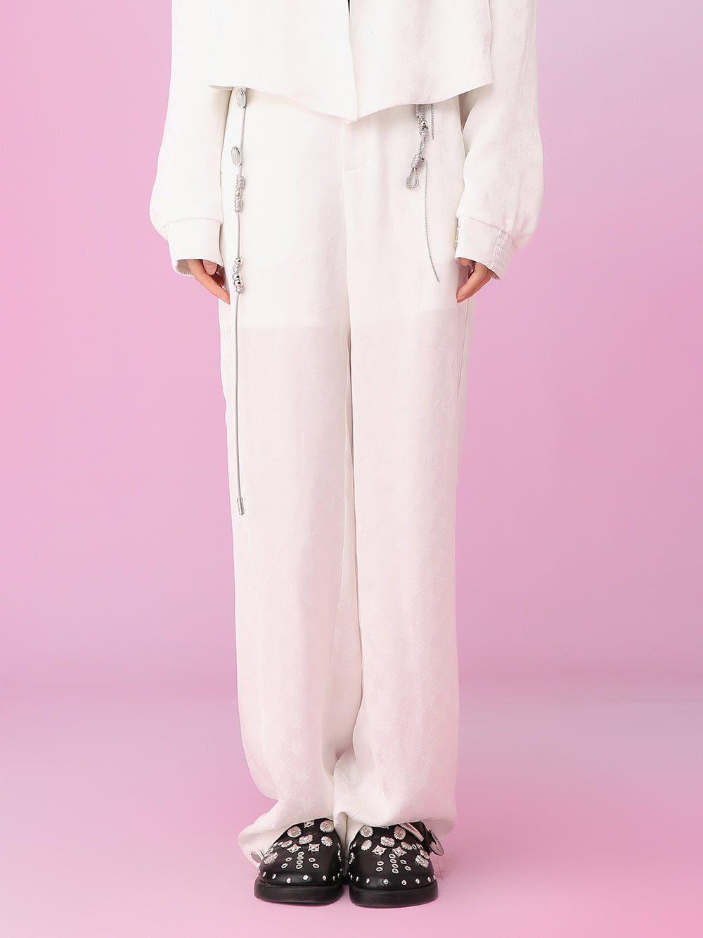 MUKZIN New White Comfortable Suit Pants