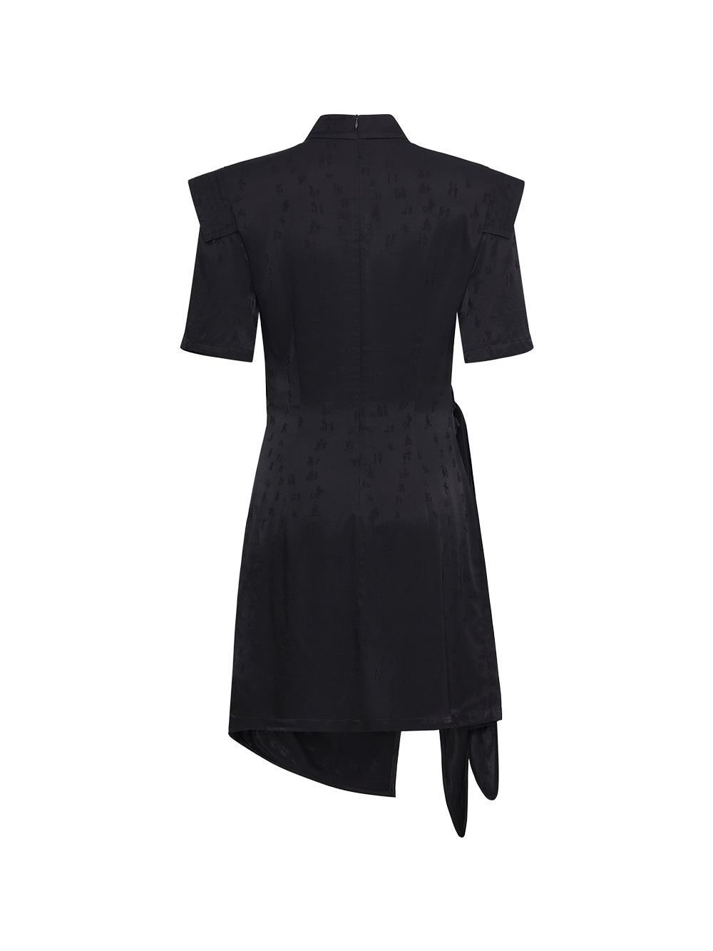 MUKZIN Retro Printed Waist Design Cheongsam Dress