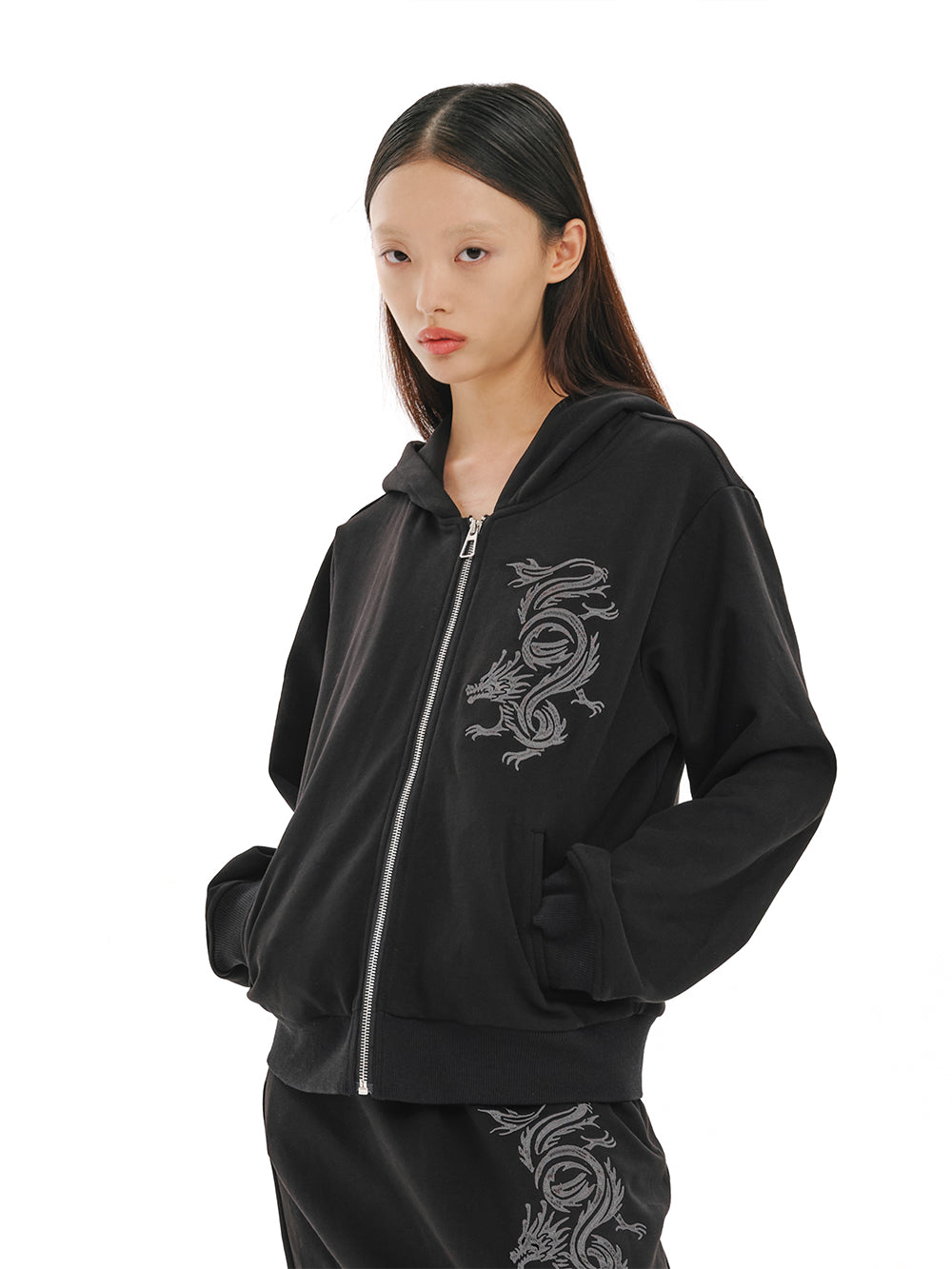 Embroidered hotsell dragon hoodie