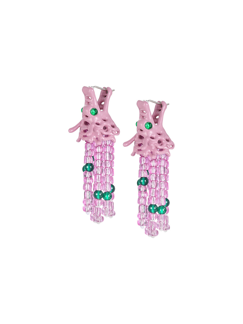 MUKTANK x GEL E LUA Beads Dragon Earrings