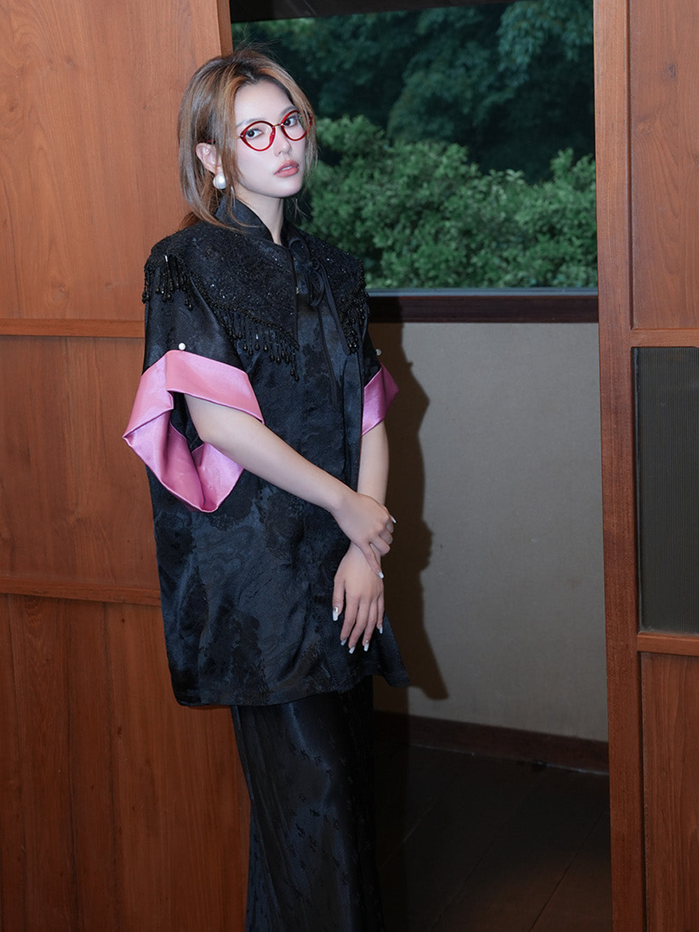 MUKZIN Tricolor Chinese Cheongsam Jacket