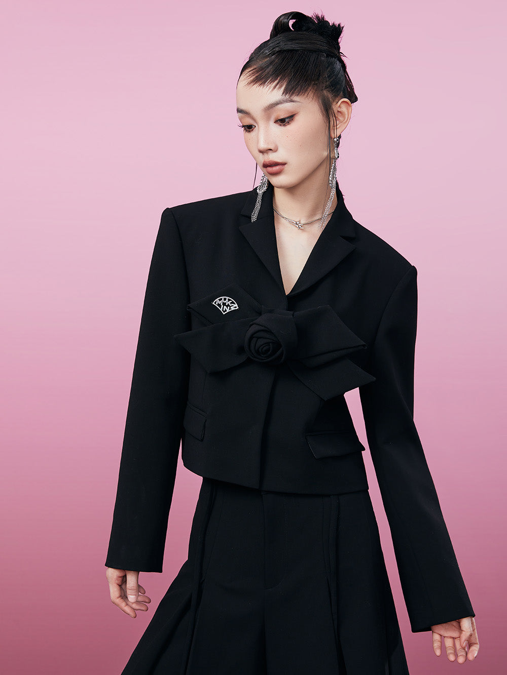 MUKZIN Temperament Black Slimming Original High-quality Suit