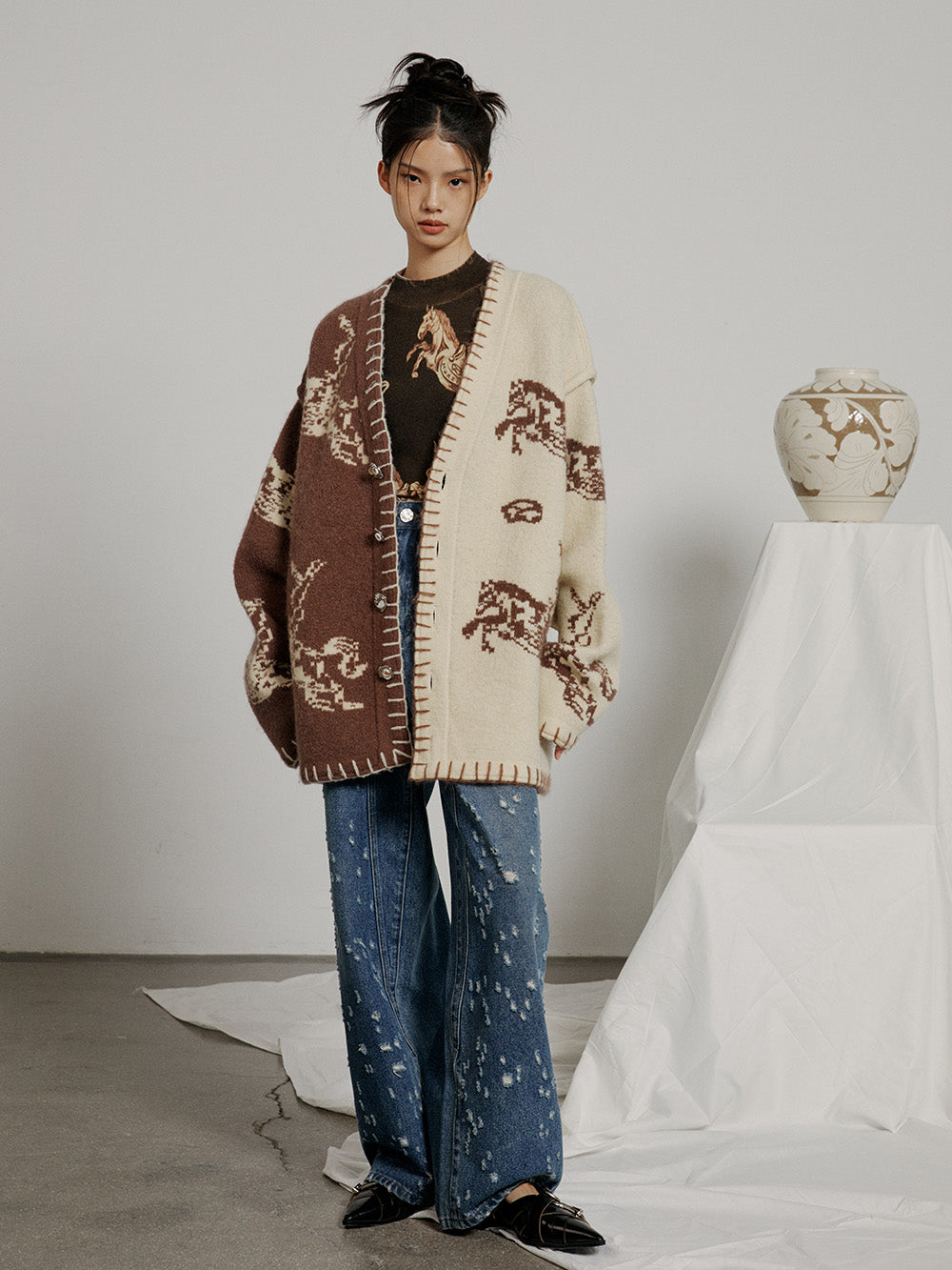 MUKZIN Loose High Quality Comfortable Casual Cardigan