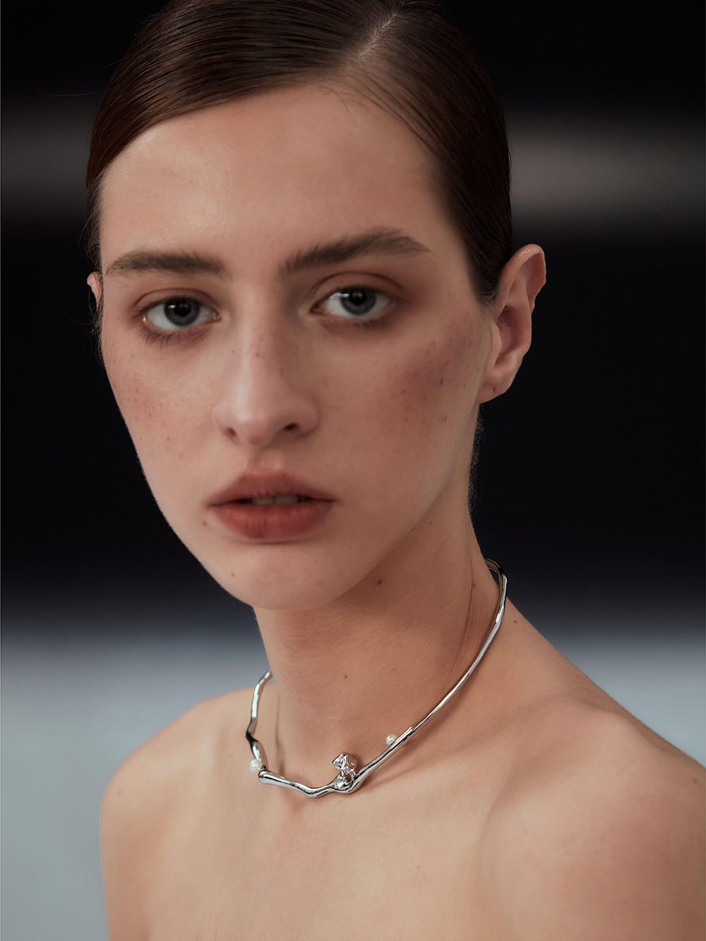MUKTANK x PEARLONA Dangerous Garden -Angel Mushroom Baroque Pearl Necklace