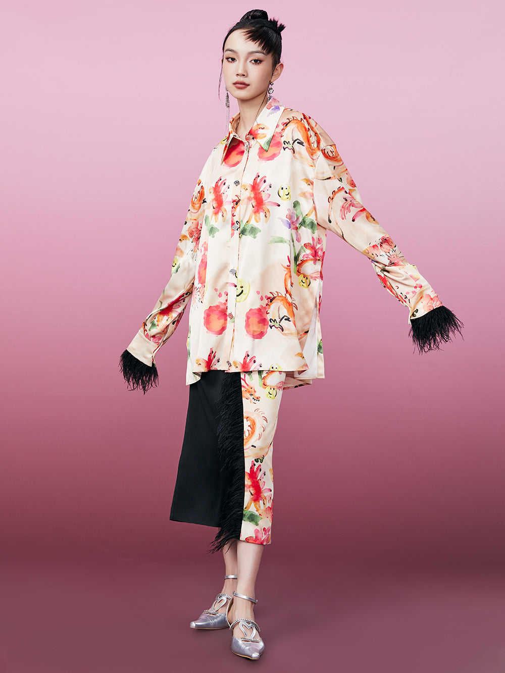MUKZIN Classic Printed Loose Original Vintage Shirt