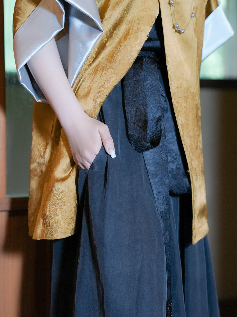 MUKZIN Tricolor Chinese Cheongsam Jacket