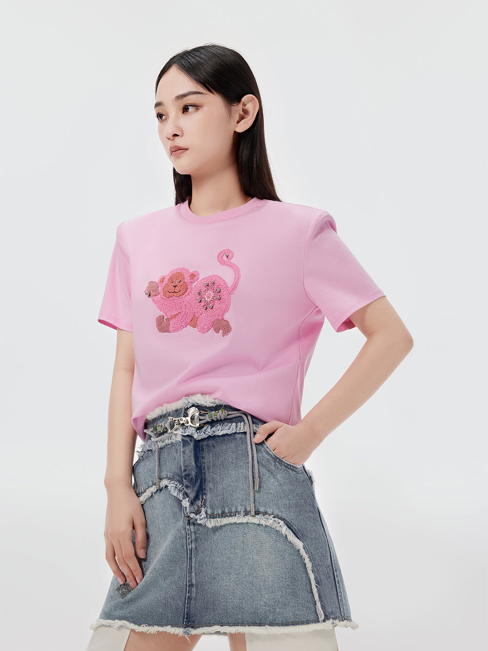 MUKZIN Casual Loose Animal Print T-shirt