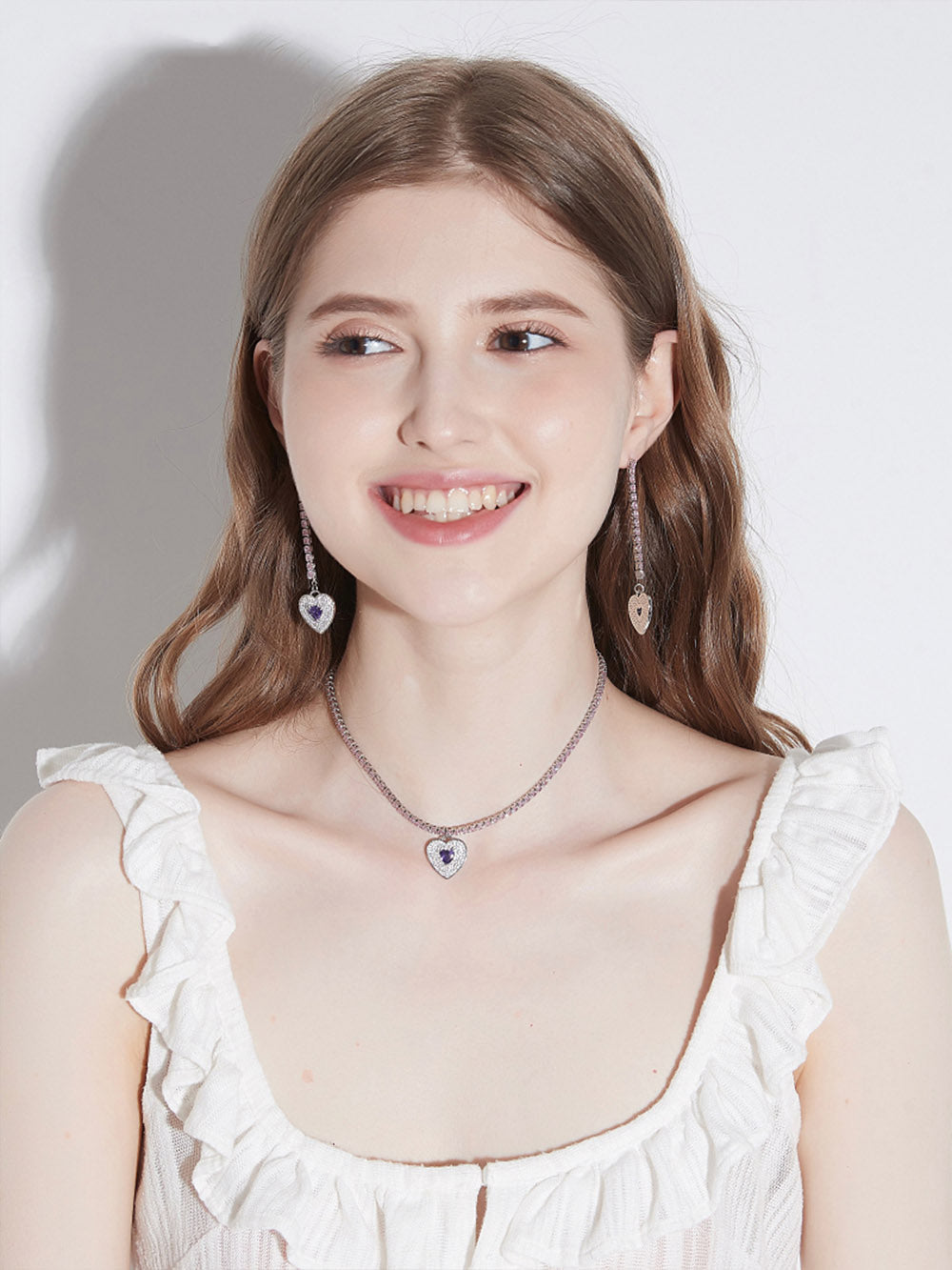 MUKTANK x WHITEHOLE Shining Party Heart Earrings