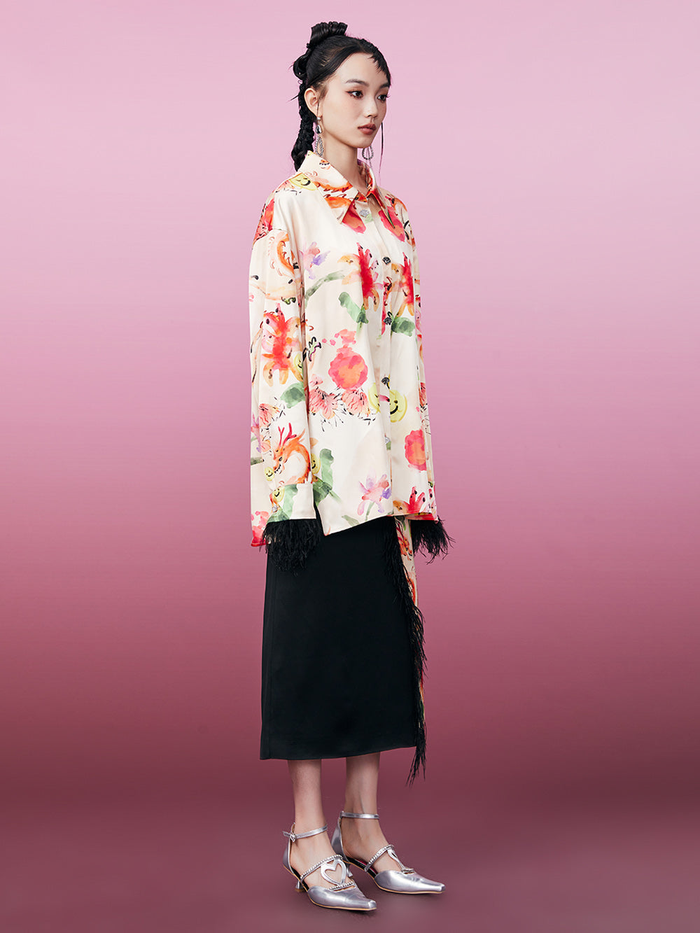 MUKZIN Classic Printed Loose Original Vintage Shirt