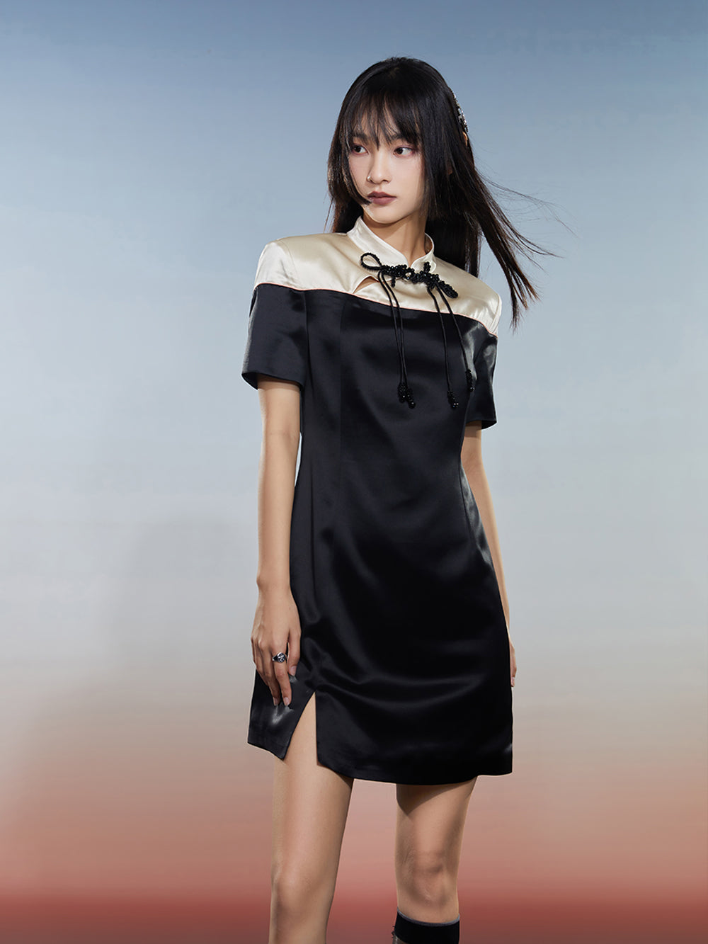 MUKZIN  Stitched High-quality Comfortable Chinese Cheongsam Dress