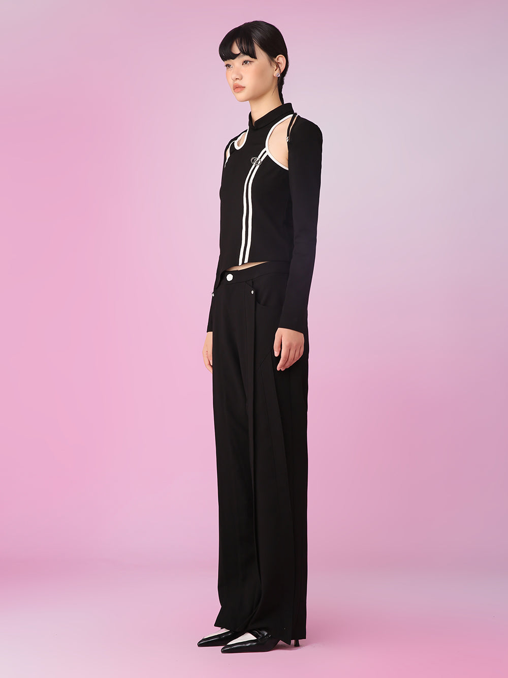 MUKZIN All-match Black OL Style Slim Trousers