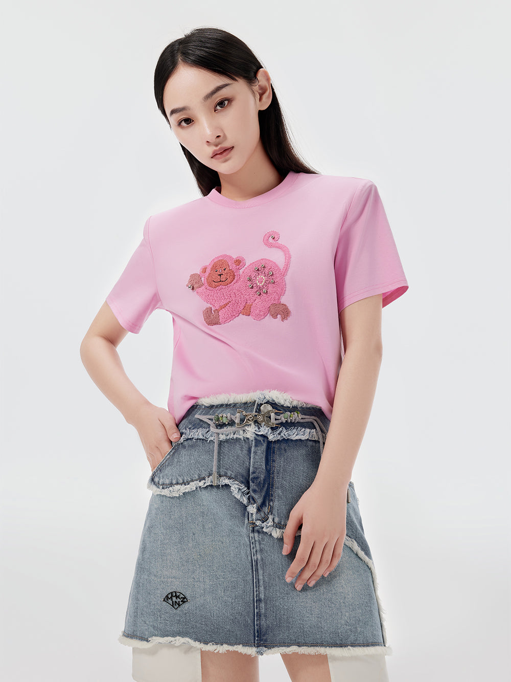 MUKZIN Casual Loose Animal Print T-shirt