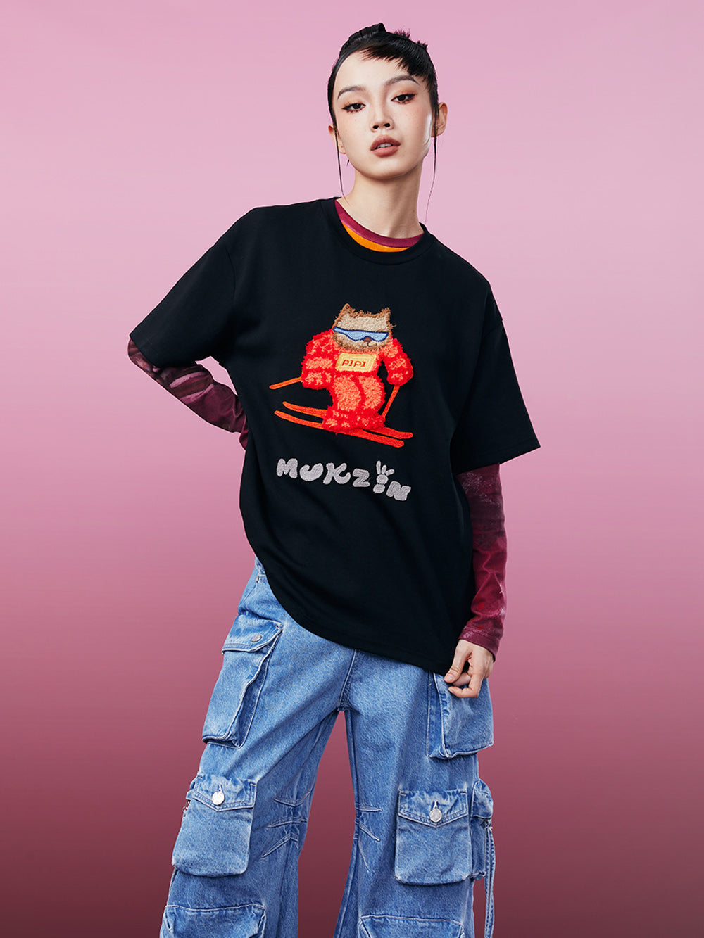 MUKZIN Classic Loose Casual Comfortable T-shirt 2-colors
