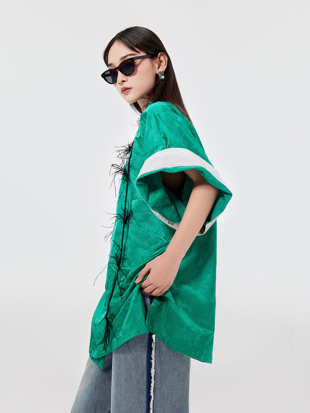 MUKZIN Fashionable Jacquard Cheongsam Qi Pao Dresses