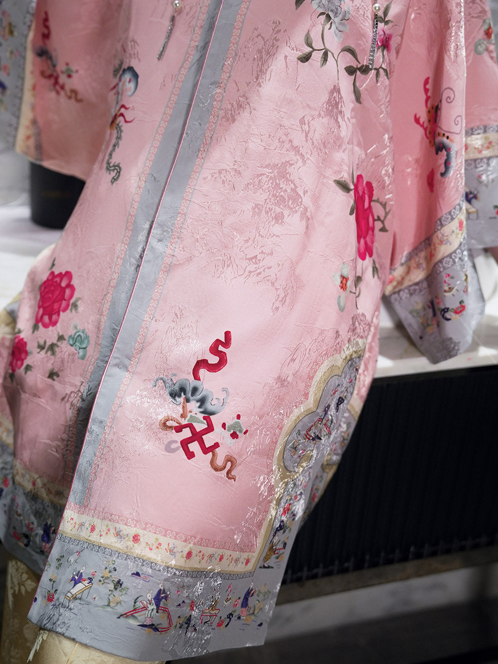 MUKZIN Chinese Style Cheongsam Retro Long Coat