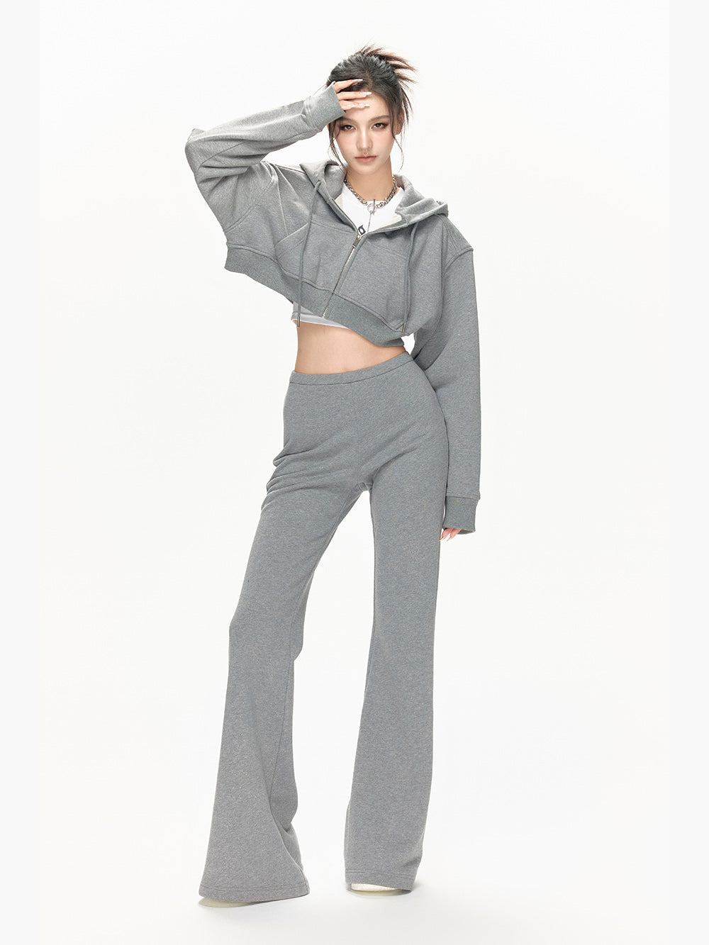 MUKTANKxARDENCODE W FREEDOM Loose Cotton Hoodie