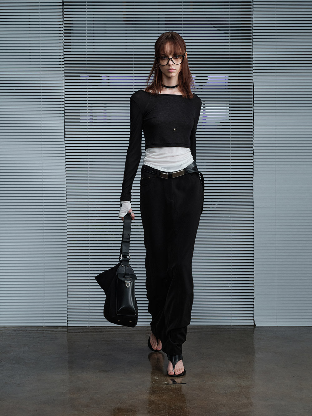 MUKTANK X MODULER Atmospheric Mermaid Hem Midi Skirt