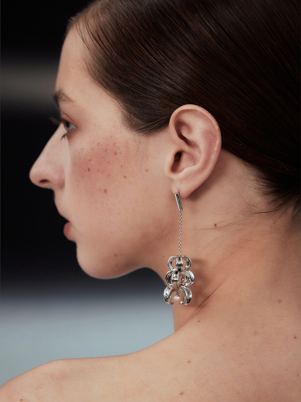 MUKTANK x PEARLONA Dangerous Garden -Pineapple Baroque Pearl Wind Chime Earrings