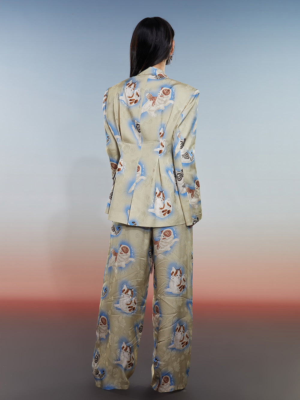 MUKZIN Printed Loose Retro Original Pants