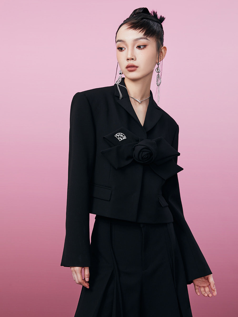 MUKZIN Temperament Black Slimming Original High-quality Suit