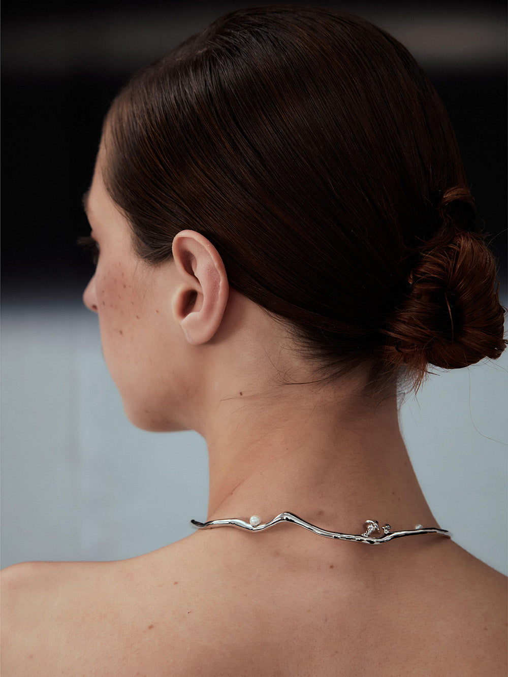 MUKTANK x PEARLONA Dangerous Garden -Angel Mushroom Baroque Pearl Necklace